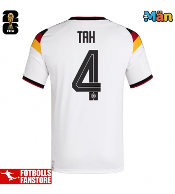 Tyskland Jonathan Tah #4 Hemmatröja VM 2026 Kortärmad